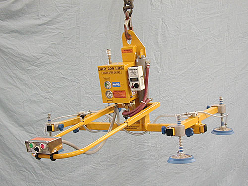 ANVER Four Pad Air Powered Vacuum Lifter with Powered Tilt